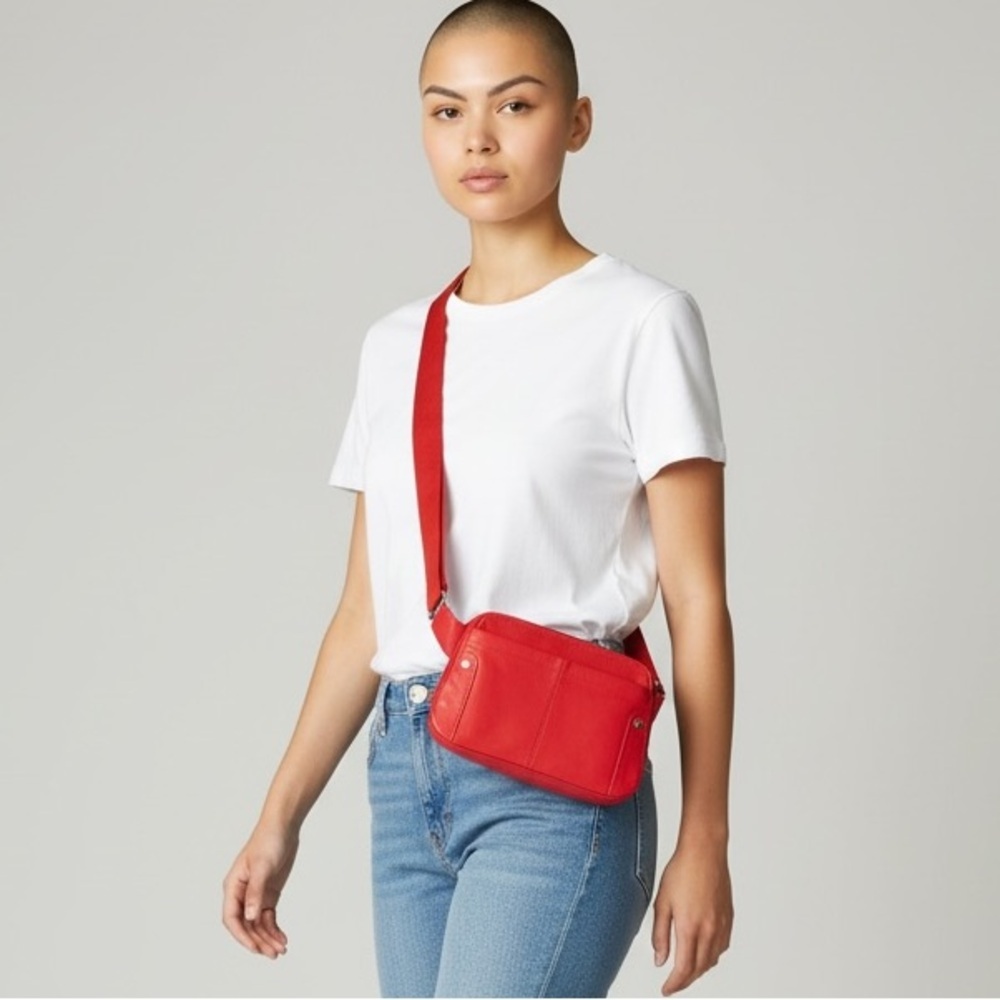 Danier Red Crossbody Bag